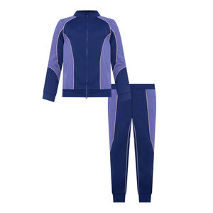 Conjuntos de pantalones de chándal de entrenamiento personalizables al por mayor, prendas de vestir exteriores con cremallera y cuello levantado, chándal de capa base, venta al por mayor - Product Image 4