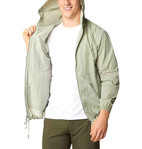 2025 personnalisé hommes High Street Style utilitaire coupe-vent veste col montant avec capuche pour printemps vêtements de plein air saison d'hiver - Product Image 1