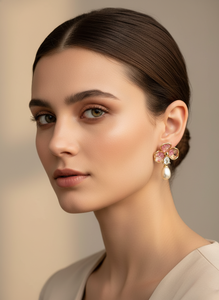 Pendientes Elegantes de Imitación de Perla Chapados en Oro de 18k para Mujer, Moda 2026, Venta al por Mayor - Product Image 2