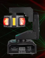 HD8 Mini Alien 100W RGBW+Blanc chaud+Laser vert, Idéal pour les bars, les scènes, les clubs, 14 canaux DMX