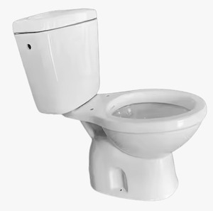 Style européen P-Trap petit WC en céramique Twyford deux pièces moderne placard à eau articles sanitaires pour usage domestique-en vente - Product Image 5