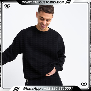 Ensembles de survêtements de sport de jogging pour hommes personnalisés de haute qualité 100% survêtements d'entraînement unis en coton avec impression d'été - Product Image 4