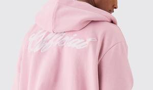 Nueva Sudadera con capucha de Color Rosa Unisex de gran tamaño Heavy Custom Logo Zipper Hoodie 450 GSM Zip up Sudadera personalizable - Product Image 2