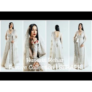 Collection Festive Hussain Rehar '25 SERAPH-TC-1014 Vêtements Ethniques Salwar Kameez Anarkali Salwar Suit en Soie Georgette Lourde - Product Image 2
