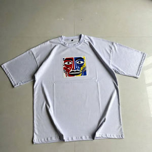 Camiseta de Verano para Mujer, Tallas Grandes, Holgada, Transpirable, de Secado Rápido, Lisa, Informal, de Manga Corta, Estilo Urbano, OEM, ODM, Venta al Por Mayor - Product Image 5