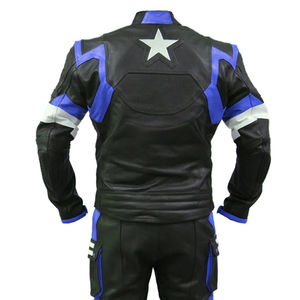 Traje de Motociclismo Personalizado para Hombre, Chaqueta y Pantalones de Cuero Genuino y Textil, Transpirable, Equipo de Motociclismo, Fabricante OEM al por Mayor en Pakistán - Product Image 4