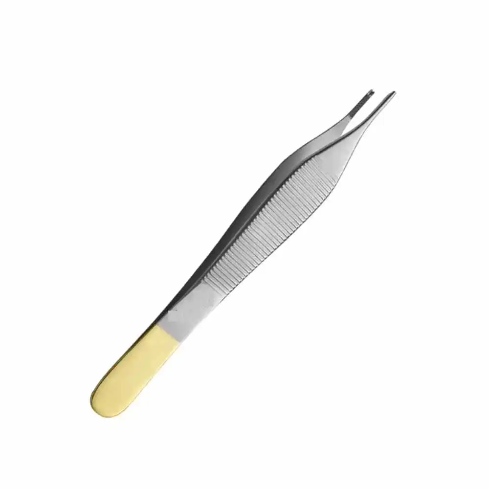 Pince à pansements en acier inoxydable Pince chirurgicale Adson Brown de qualité A Instrument chirurgical de haute qualité en acier inoxydable