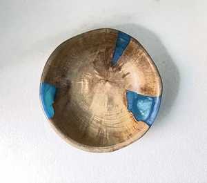 Acheter de forme ronde moderne résine et bois poli écologique bol à mélanger la pâte de luxe cuisine hôtel restaurant fournitures - Product Image 5
