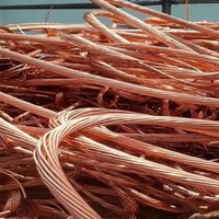 Déchets de fil de cuivre de haute qualité Pureté 99,9%-99,99% Teneur en cuivre 99,9999% Usage industriel Vrac 10 tonnes MOQ Couleur rouge doré Pas cher