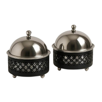 Chauffe-plats en métal de la meilleure qualité capacité de 3L/5L chauffe-aliments à carburant facile à nettoyer pour les fêtes de buffet quotidiennes Restaurants usage domestique