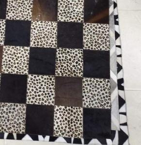 Hot Selling Premium Handmade <b>Hair</b>-on Leather Patchwork Saddle <b>Pads</b> Direct From Wholesale Manufacturers - Product Image 3