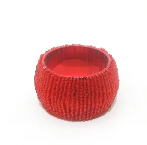 Modern Design Decorative Napkin Holders Red Color Miscellaneous Use For Home And Hotel Decoration Handmade