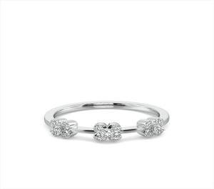 แหวนผู้หญิงประดับทอง18K พรีเมี่ยมพร้อม CVD 0.17ct เพชรที่ปลูกในห้องปฏิบัติการ d/vs IGI ได้รับการรับรองสั่งทำตามขนาดขายส่ง - Product Image 3