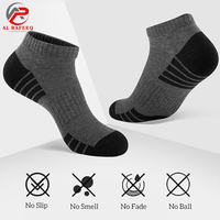Chaussettes de sport pour hommes en coton respirant de qualité supérieure avec logo personnalisé en gros
