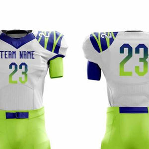 Uniforme de fútbol americano para equipo deportivo, uniforme de competición, kit de equipo listo para competir, uniforme de fútbol americano, duradero para entrenamiento diario - Product Image 3
