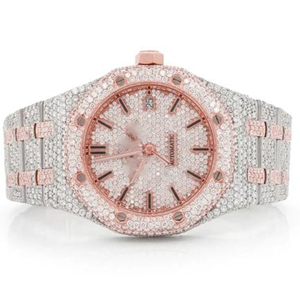 นาฬิกาขนาดยาจือแข็งจากห้องปฏิบัติการที่ได้รับความนิยมนาฬิกาเพชรไร้สีสําหรับผู้ชายคุณภาพดีที่สุดราคาขายส่ง - Product Image 5