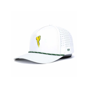 Direct Manufacturer Original <b>Waterproof</b> Golf Hat Custom 5 Panel Laser Perforated Rope <b>Cap</b> Sports Hat Factory Injae Vina Vietnam - Product Image 3