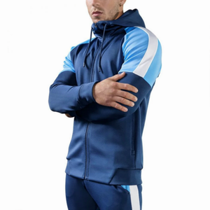 Conjunto Deportivo Personalizado para Hombre, Sudadera con Cremallera y Pantalones Deportivos, Ropa de Entrenamiento Transpirable - Product Image 1