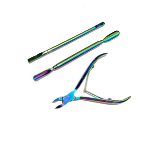 กรรไกรตัดหนังสำหรับร้านเสริมสวยแบบมืออาชีพกรรไกรตัดเล็บที่มีขอบแหลมทำจากสเตนเลสสตีลขากรรไกรกว้างสำหรับการดูแลเล็บที่หนาคุณภาพสูง - Product Image 1