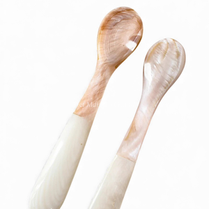 Mother of Pearl Spoon for <b>Yogurt</b> Dessert and Fine Dining Produced in Vietnam - Product Image 1