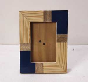 Marco DE FOTOS ecológico cuadrado de madera maciza A4 8x10 arte de pared rústico de madera dura de nogal para boda/cumpleaños - Product Image 2