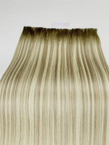 Greathairgroup Extensions de cheveux de qualité salon <span class=keywords><strong>Nouvelle</strong></span> conception Remy Cuticule alignée Européenne pour cheveux teints Technologie verte - Product Image 5