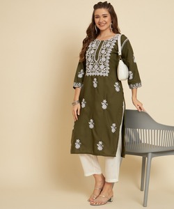 Vestido de mujer de talla grande dama elegante abaya moda musulmana larga noche de talla grande ropa India pakistaní - Product Image 2