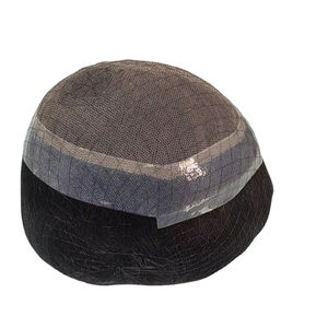 Peluca de Bangladesh de pelo Taz de alta calidad más vendida, peluquín de cabello humano de jengibre arcoíris rojizo con encaje HD - Product Image 1