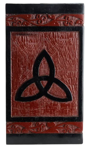 Urna de madera para cenizas humanas para adultos-Urna de caja de madera personalizada-Urna funeraria de cremación de nudo celta para adultos POR AYAANS - Product Image 2