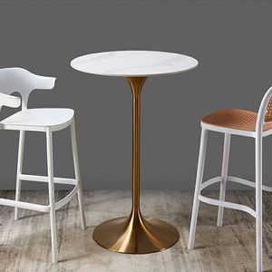 Mesa superior de mármol y vidrio con marco de Metal dorado de lujo más vendida para sala de estar, muebles de dormitorio, mesas de café para área de ocio - Product Image 6