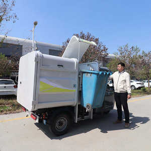 Camión de Basura Triciclo de Tres Ruedas con Dirección Izquierda Automática Diésel, Techo de Aleación de Aluminio, Neumáticos R17 y Asientos de Cuero - Product Image 5