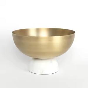 Bol décoratif en métal islamique pour les dattes, décoration de table pour le Ramadan, plat de service pour fruits secs, centre de table arabe - Product Image 6