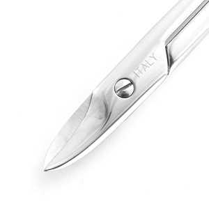 Custom Logo Right-<b>Handed</b> Durable Reusable <b>Nail</b> Care Pedicure Scissors Stainless Steel Straight Blunt Tip Sharp Curved Design - Product Image 2