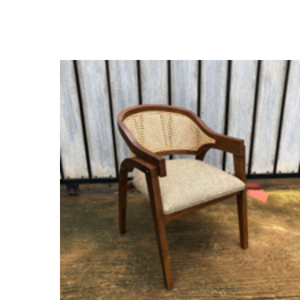 Venta al por mayor de calidad duradera al aire libre interior de madera de teca Silla de caña de ratán para comedor sala de estar - Product Image 6