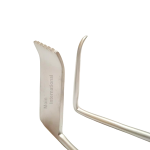 Rétracteur manuel de discectomie style William en acier inoxydable, instrument de rétraction tissulaire réutilisable pour la chirurgie orthopédique et neurochirurgicale - Product Image 6