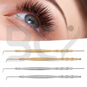 Outil de rehaussement de cils à double tête avec manche de différentes formes, outil premium pour extension et teinture des cils - Product Image 6