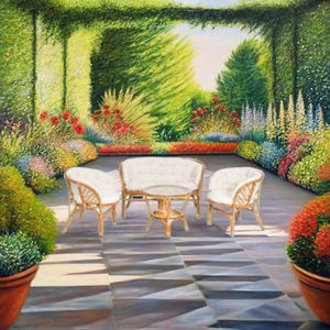 Ensemble de salon de jardin en rotin BAHAMA SKIN moderne fait main avec table basse et chaises pour hôtels et appartements, provenance Indonésie - Product Image 4