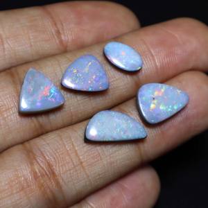 Cabujón de ópalo australiano natural, piedra preciosa suelta de ópalo de fuego múltiple de Australia - Product Image 1