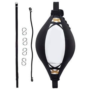 Quality PU Leather Punching Pear Inflatable Double End Training Reflex Speed Boxing Balls Bag Custom Logo Double End Speed Ball