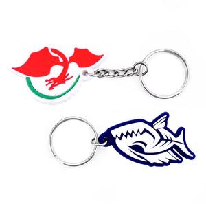 Professionnel personnalisé 3D dessin animé Animal PVC porte-clés 3D/2D caoutchouc souple Silicone personnalisé caoutchouc PVC porte-clés accessoires de mode - Product Image 5