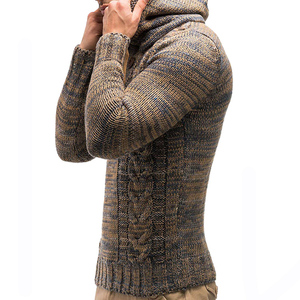 Sudadera con capucha tejida para hombre de calidad duradera con capucha y cuerdas increíbles personalizadas con estampado de logotipo personalizado para invierno - Product Image 2