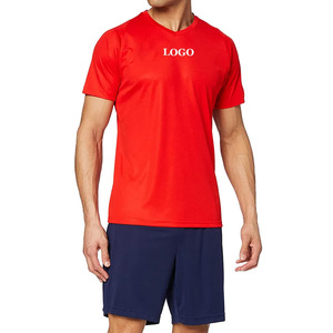 Ensemble d'uniformes de football pour hommes – Maillot de football à manches courtes 100 % polyester, haute qualité, prix de gros - Product Image 1
