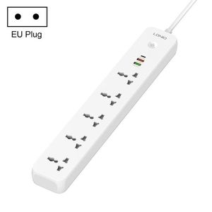 LDNIO SC5319 5 Positions 38W <b>USB</b> Travel <b>Adapter</b> Socket with 2m Cable & EU <b>Plug</b> - Product Image 1