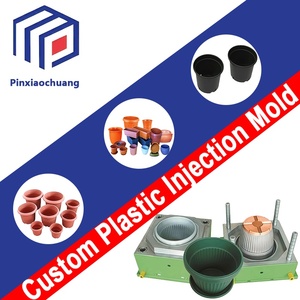 Molde de Inyección de Plástico Usado para Macetas, Maceta de Plástico Pequeña con Autorriego para Interiores, Molde para Hacer Macetas con Plato <span class=keywords><strong>Grande</strong></span> - Product Image 1