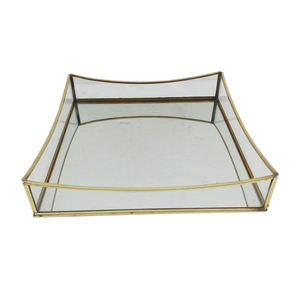 Handmade Jewellery <b>Box</b> <b>Glass</b> and Brass With Silver Plating Customized Product for Wedding Decoration Bulk - Product Image 3