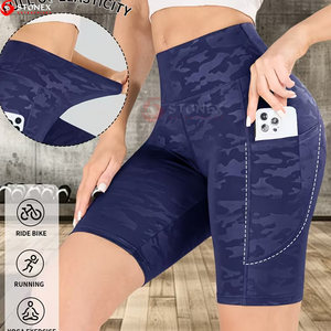 Pantalones Cortos Deportivos de Compresión para Mujer al Por Mayor, Precio OEM, Logotipo Personalizado, Pantalones Cortos de Yoga y Gimnasio, Alta Transpirabilidad - Product Image 5
