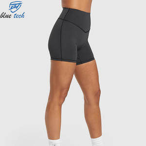 Custom <b>Women</b> Gym <b>Shorts</b> High Quality High Waist Breathable Quick Dry Custom Color for Workout Fitness with Custom Logo & Design - Product Image 4