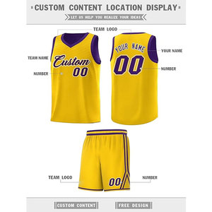 Ensemble d'uniformes de basket-ball respirants personnalisables Vêtements de sport grande taille à quantité minimale de commande bas - Product Image 4