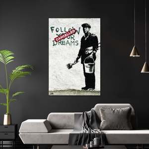 Póster de Banksy: Sigue tus sueños para decoración de pared - Product Image 2