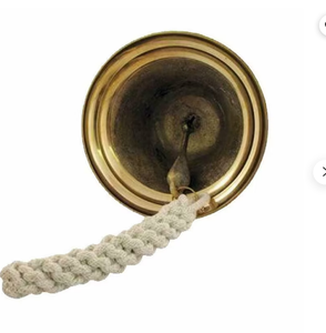 ระฆังเรือทองเหลืองแท้โบราณสไตล์วินเทจขายดีที่สุด - Product Image 1